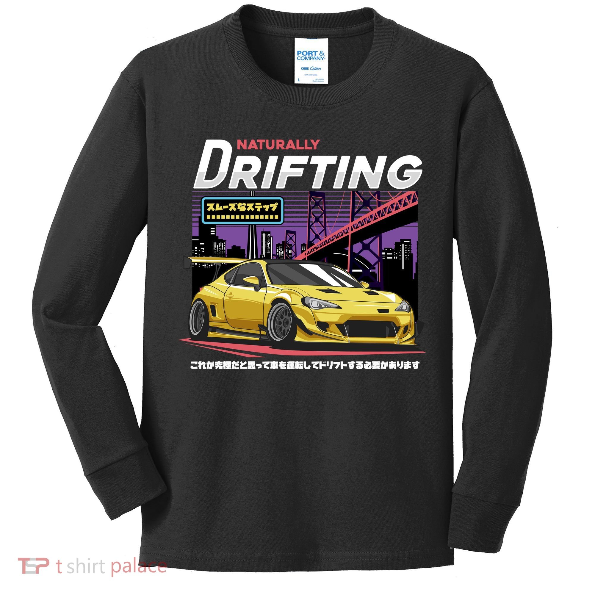 Drifting Kids Long Sleeve Shirt