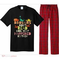 Dinosaurs Didnt Read Look What Happened To Them Teacher Pajama Set thumb 0
