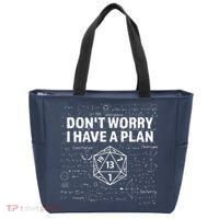 D.20 Dice Roll 1 Funny Dungeon Gamer Critical Fail Dragon Tote Bag thumb 0