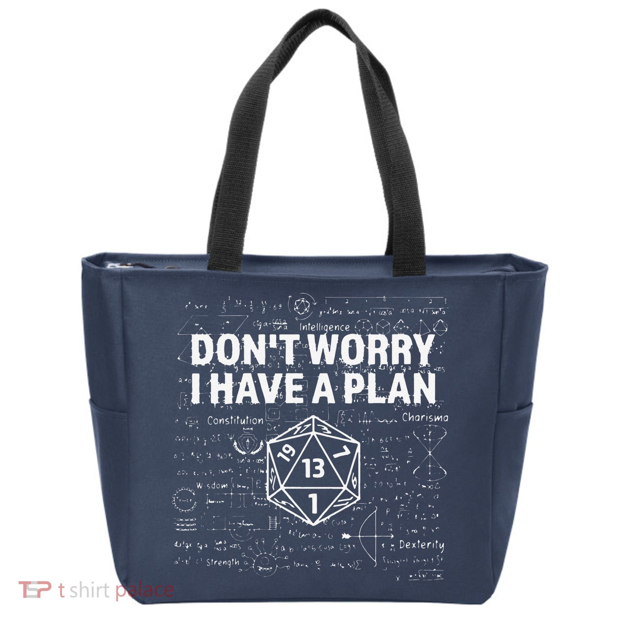 D.20 Dice Roll 1 Funny Dungeon Gamer Critical Fail Dragon Tote Bag