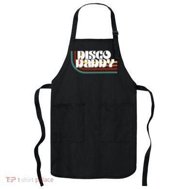 Disco Daddy Retro Matching 60s 70s Party Fathers Day Apron