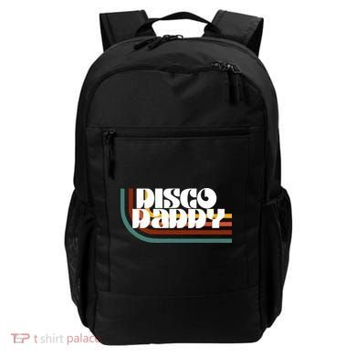 Disco Daddy Retro Matching 60s 70s Party Fathers Day Backpack