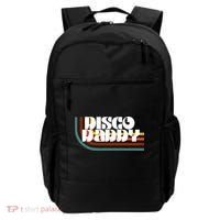 Disco Daddy Retro Matching 60s 70s Party Fathers Day Backpack thumb 0