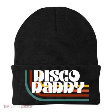 Disco Daddy Retro Matching 60s 70s Party Fathers Day Beanie