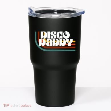 Disco Daddy Retro Matching 60s 70s Party Fathers Day Tumbler