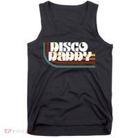 Disco Daddy Retro Matching 60s 70s Party Fathers Day Tank Top thumb 0