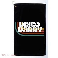 Disco Daddy Retro Matching 60s 70s Party Fathers Day Golf Towel thumb 0
