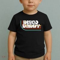 Disco Daddy Retro Matching 60s 70s Party Fathers Day Toddler T-Shirt thumb 2