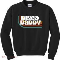 Disco Daddy Retro Matching 60s 70s Party Fathers Day Kids Sweatshirt thumb 0