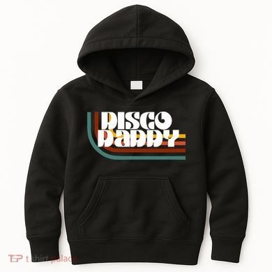 Disco Daddy Retro Matching 60s 70s Party Fathers Day Kids Hoodie