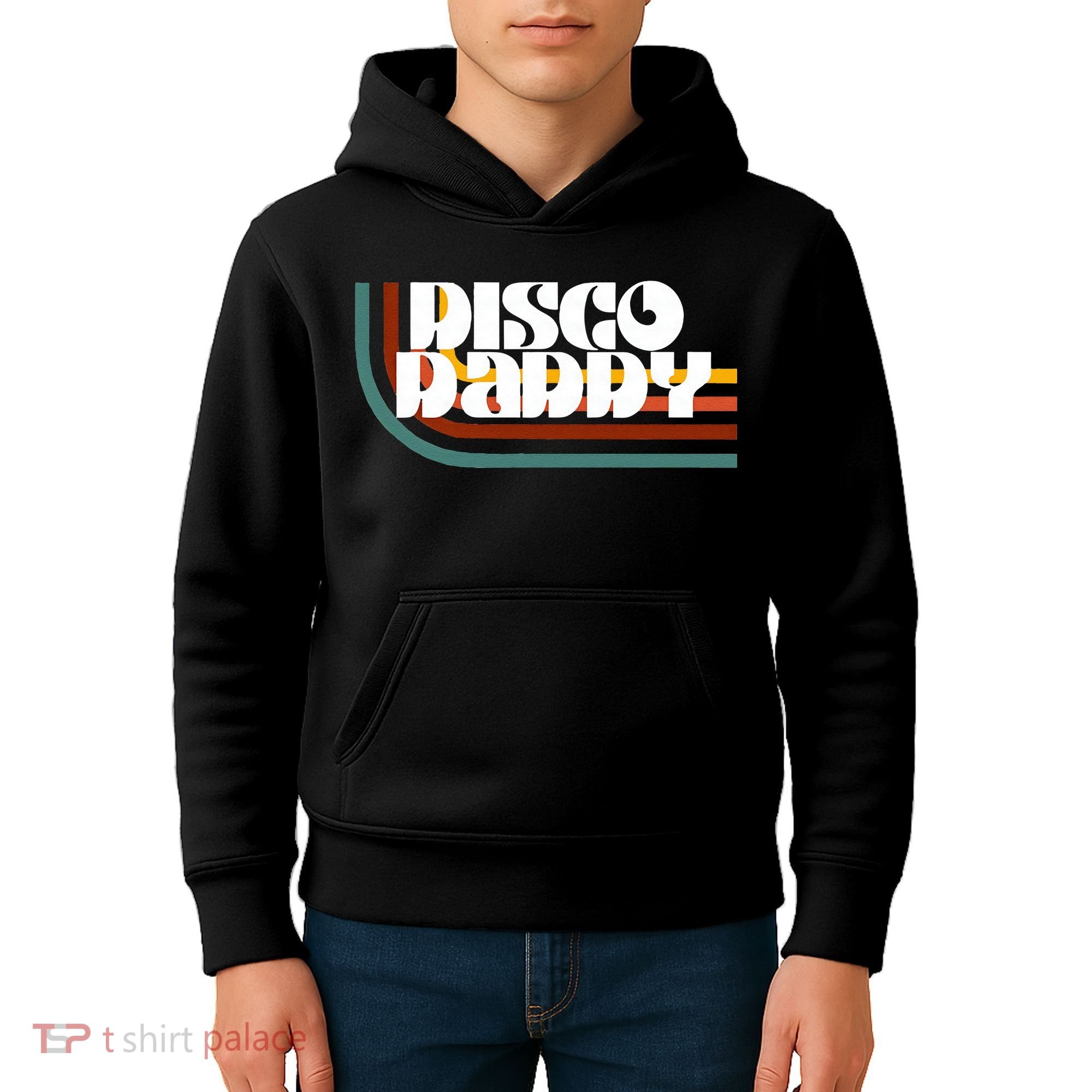 Disco Daddy Retro Matching 60s 70s Party Fathers Day Kids Hoodie