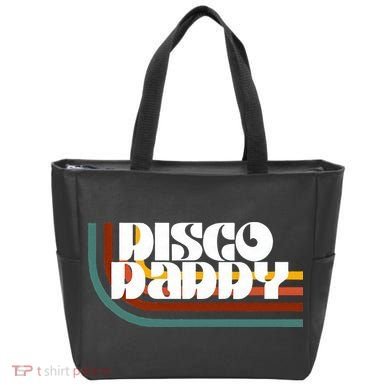 Disco Daddy Retro Matching 60s 70s Party Fathers Day Tote Bag