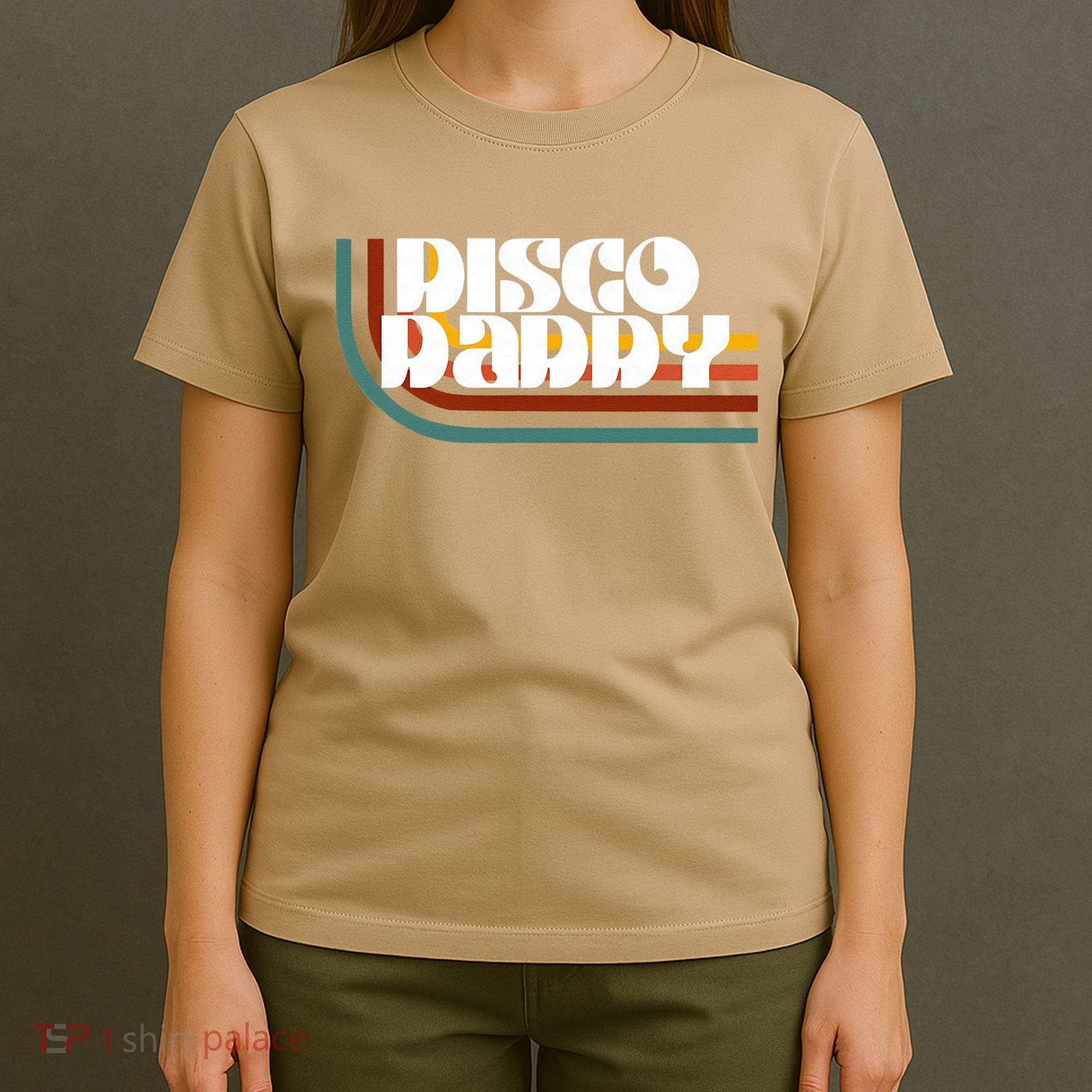 Disco Daddy Retro Matching 60s 70s Party Fathers Day T-Shirt