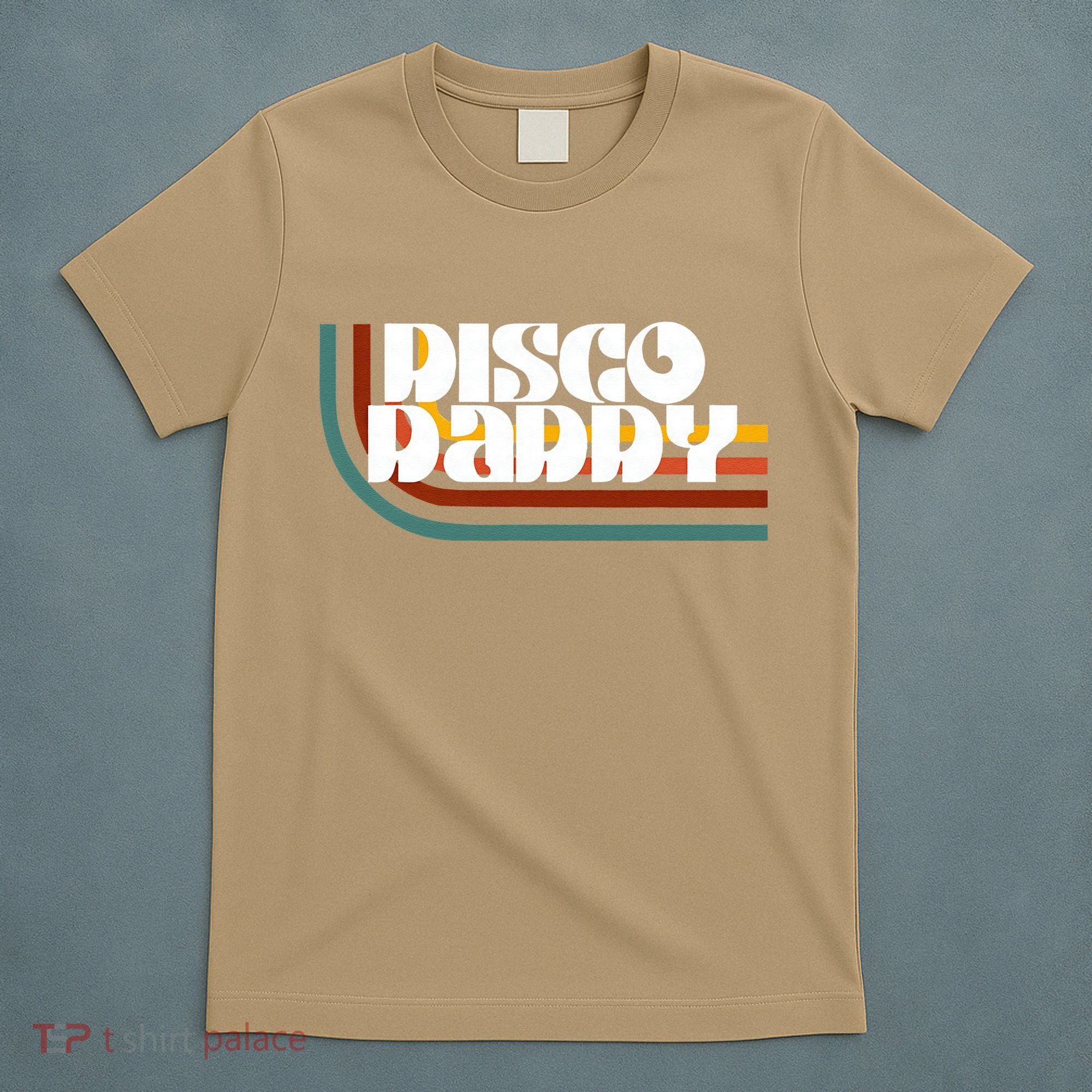 Disco Daddy Retro Matching 60s 70s Party Fathers Day T-Shirt