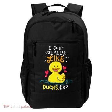 Duck Ducks Rubber Backpack
