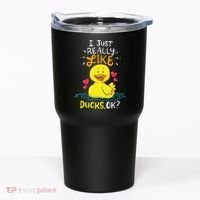 Duck Ducks Rubber Tumbler thumb 0
