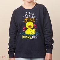 Duck Ducks Rubber Women's Sweatshirt thumb 0