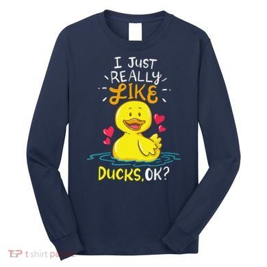 Duck Ducks Rubber Long Sleeve Shirt