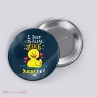Duck Ducks Rubber Button thumb 0