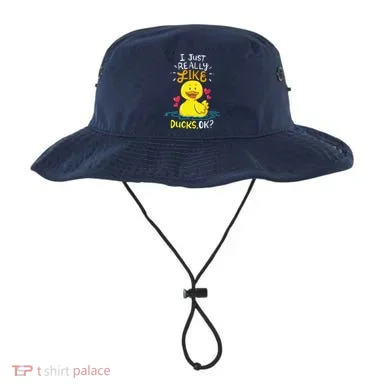 Duck Ducks Rubber Bucket Hat