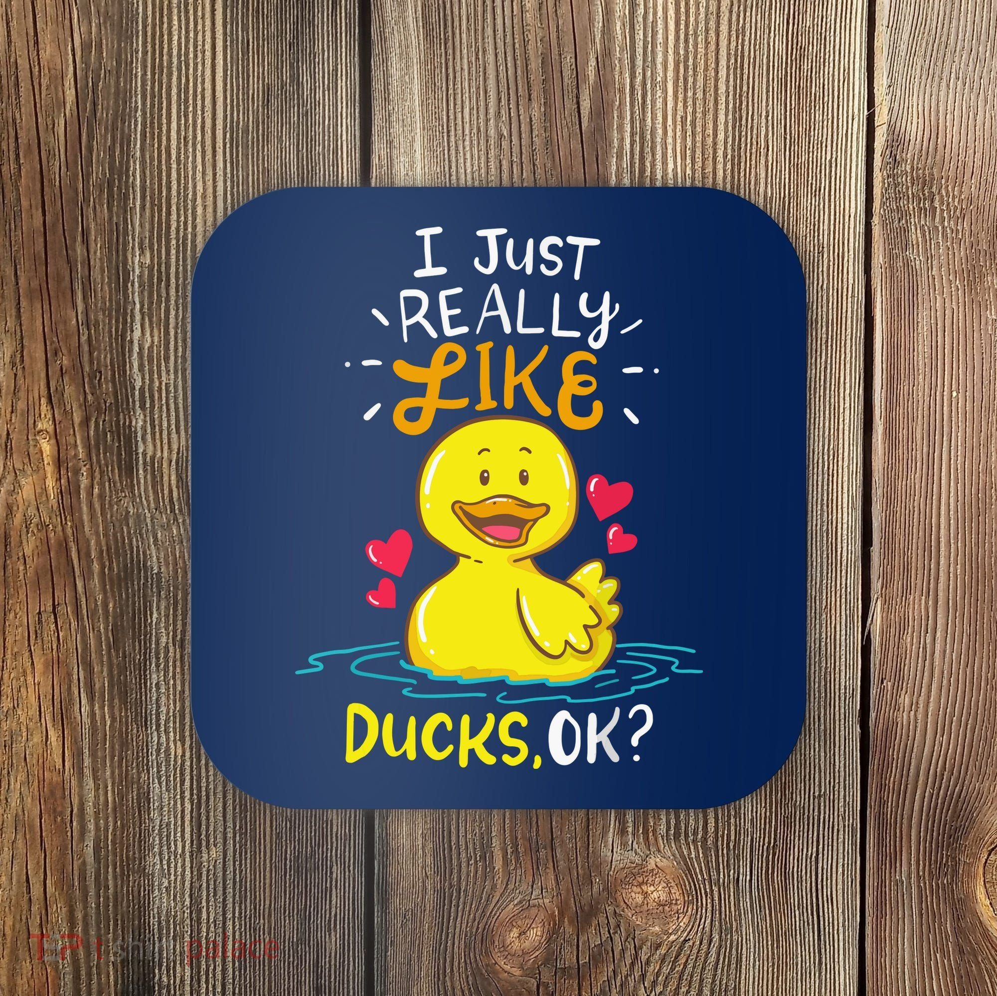 Duck Ducks Rubber Coaster