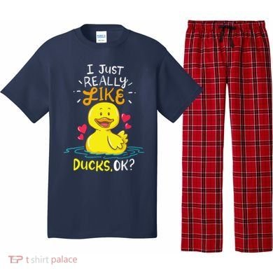 Duck Ducks Rubber Pajama Set