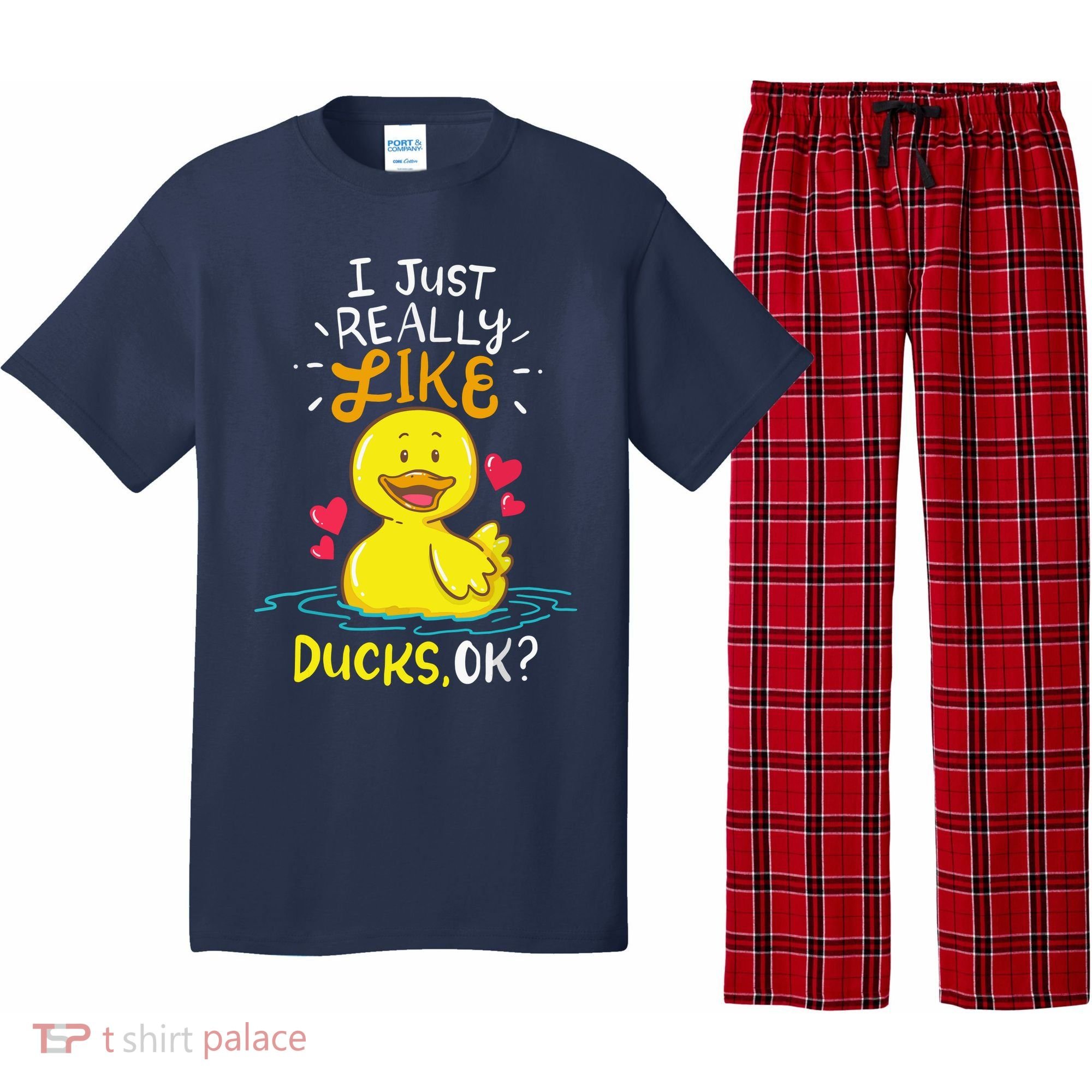 Duck Ducks Rubber Pajama Set