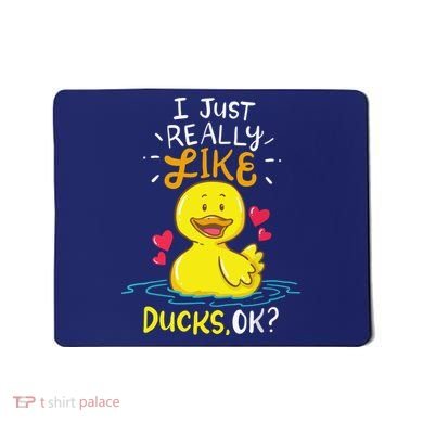 Duck Ducks Rubber Mousepad
