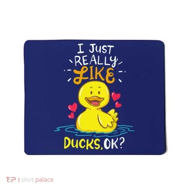 Duck Ducks Rubber Mousepad