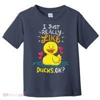 Duck Ducks Rubber Toddler T-Shirt thumb 0