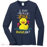 Duck Ducks Rubber Women's Long Sleeve Shirt thumb 0