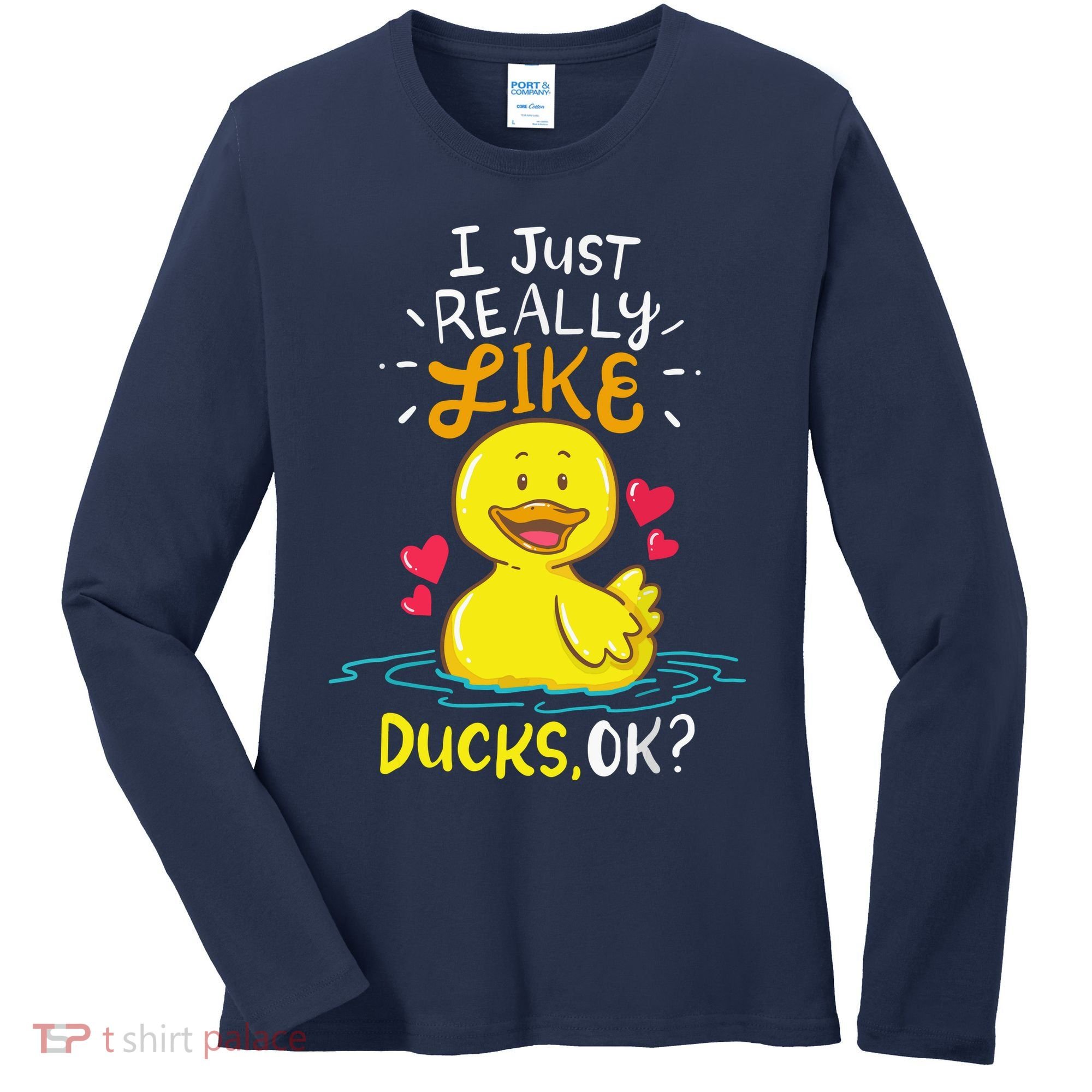 Duck Ducks Rubber Women's Long Sleeve Shirt