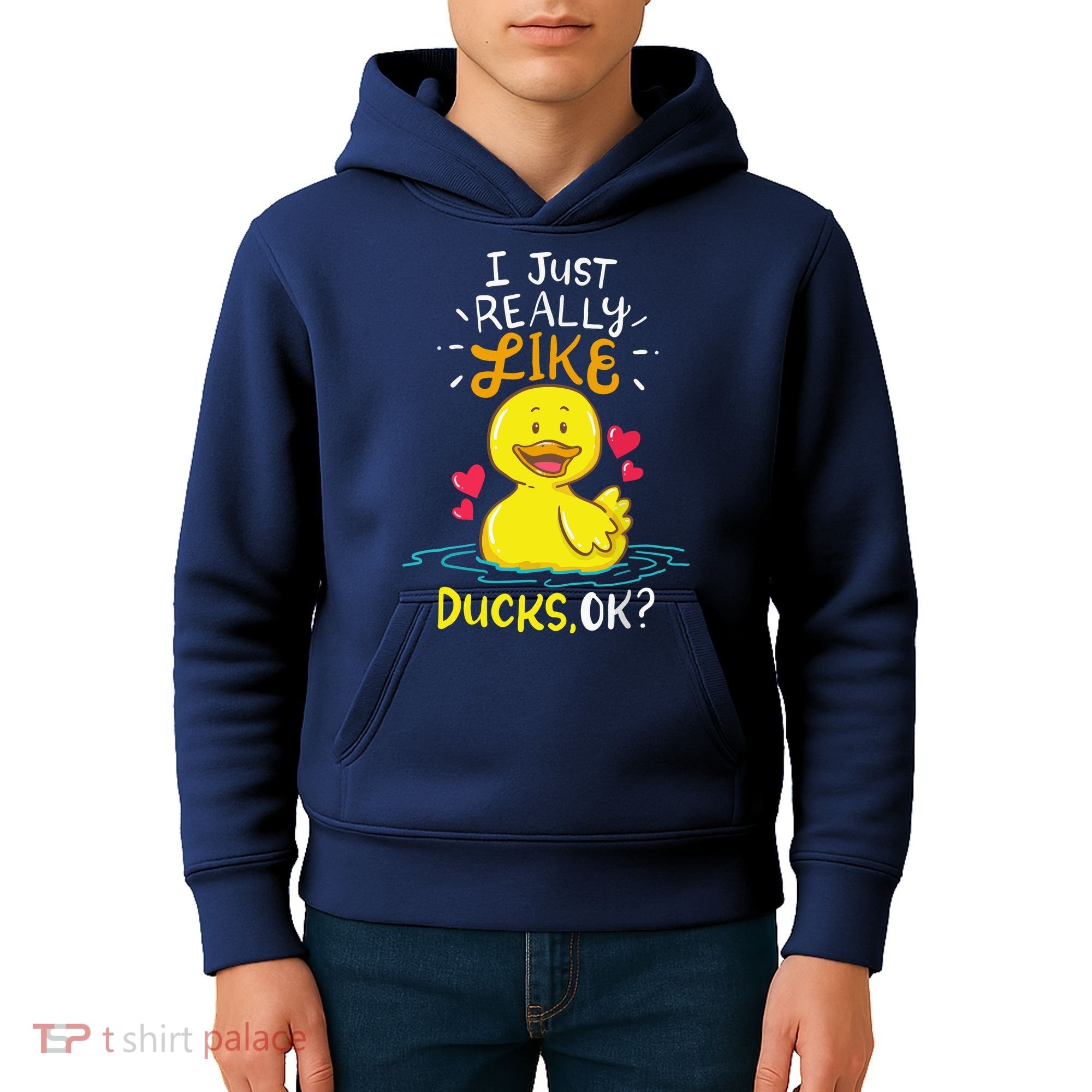 Duck Ducks Rubber Kids Hoodie