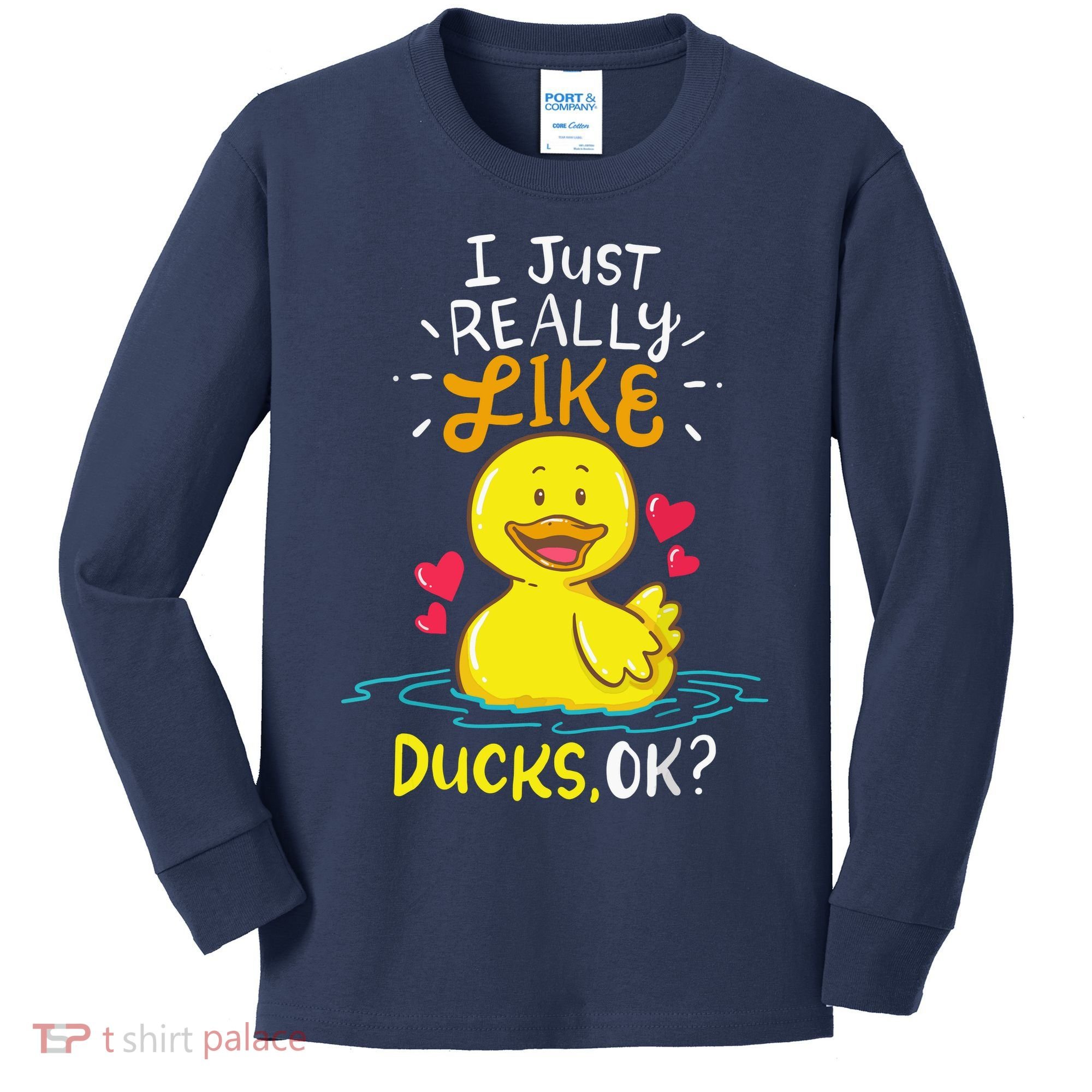 Duck Ducks Rubber Kids Long Sleeve Shirt
