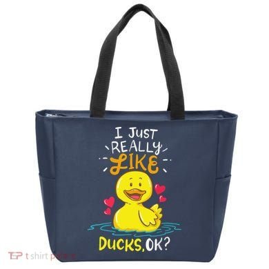 Duck Ducks Rubber Tote Bag