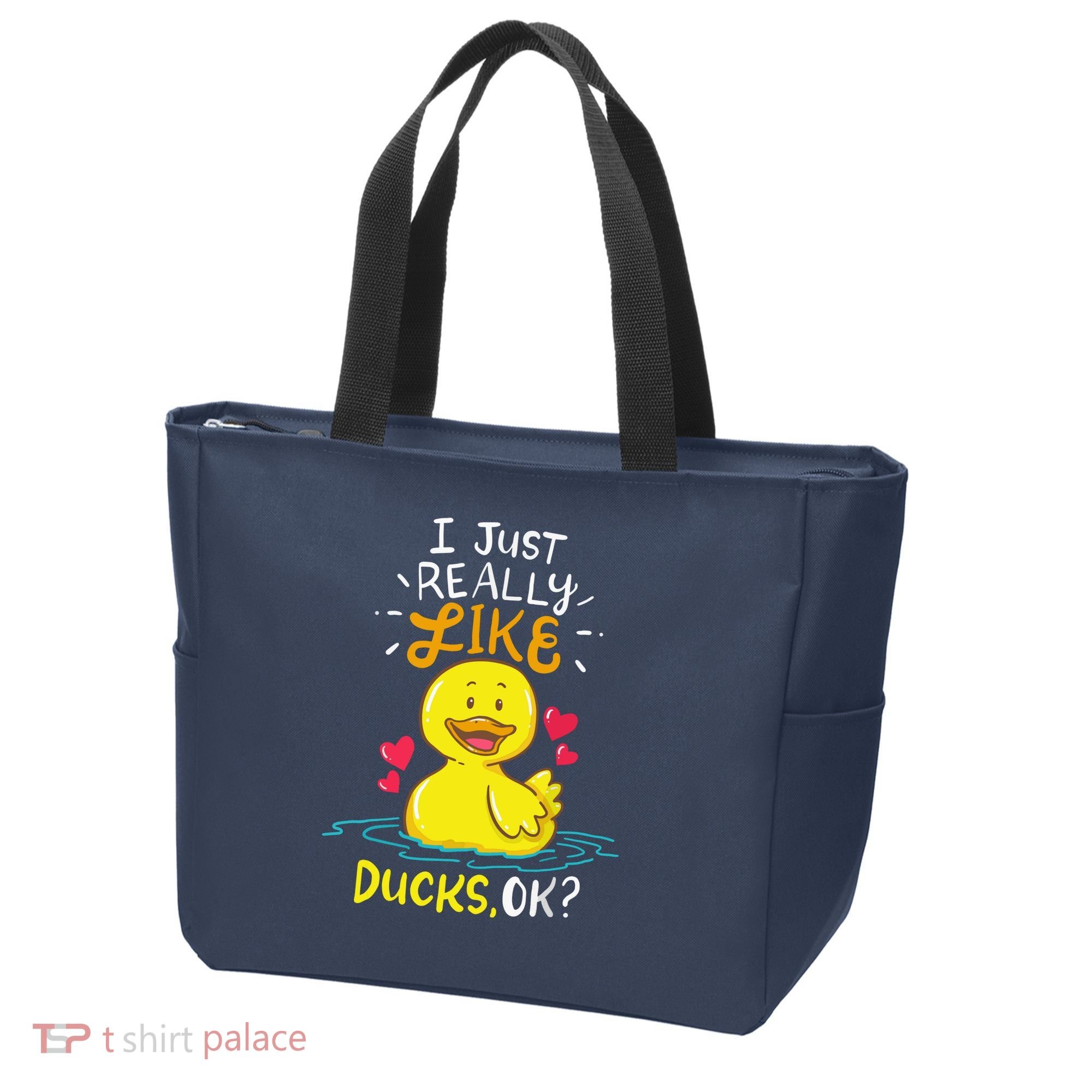 Duck Ducks Rubber Tote Bag