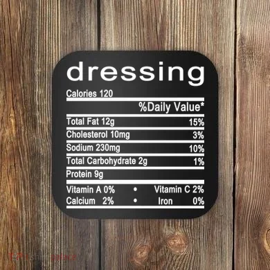 Dressing Coaster