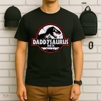 Dinosaur Daddysaurus Rex Father Day For Dad Funny Gifts Idea T-Shirt thumb 6