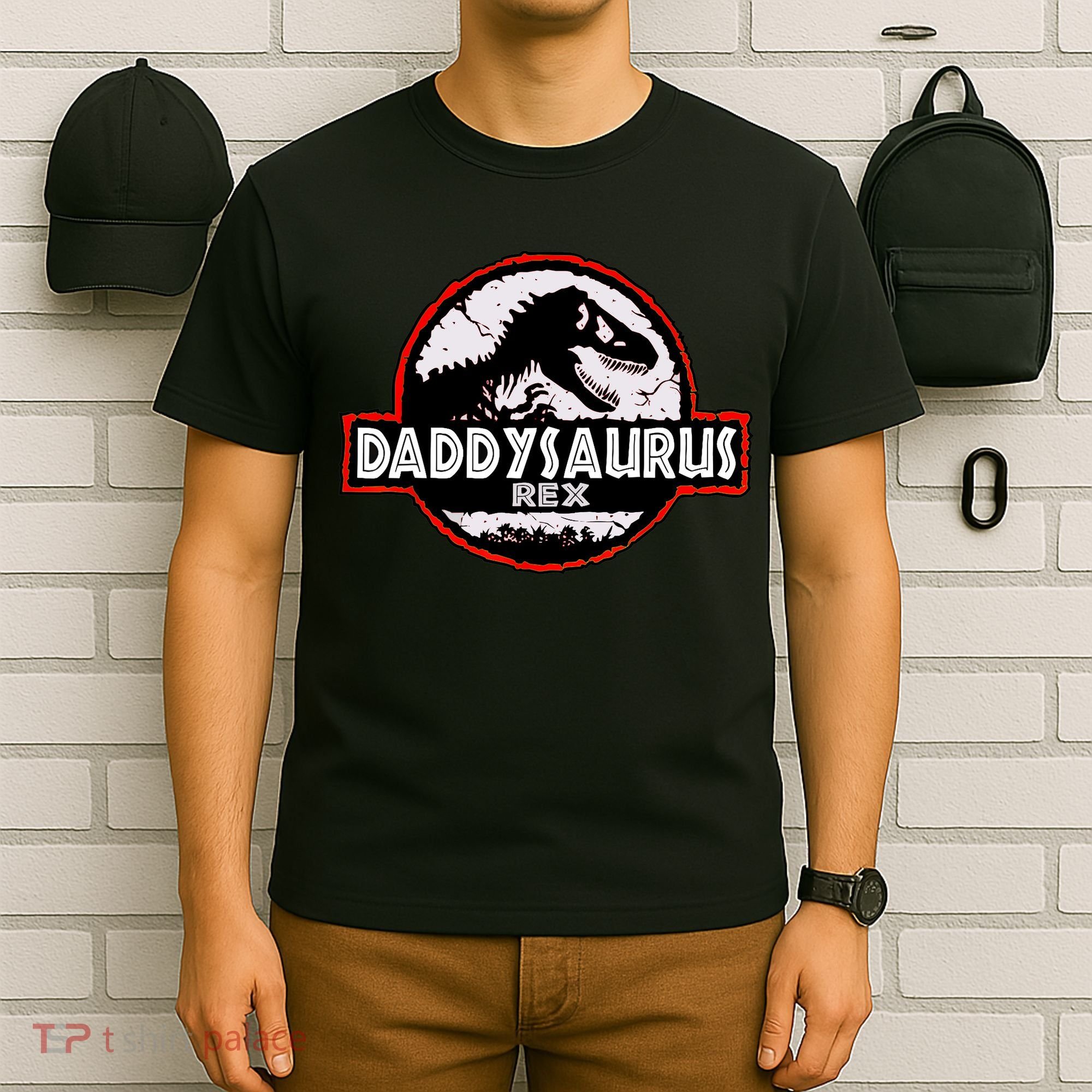 Dinosaur Daddysaurus Rex Father Day For Dad Funny Gifts Idea T-Shirt