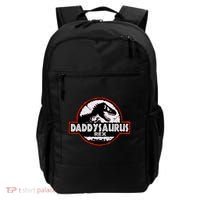 Dinosaur Daddysaurus Rex Father Day For Dad Funny Gifts Idea Backpack thumb 0