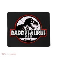 Dinosaur Daddysaurus Rex Father Day For Dad Funny Gifts Idea Mousepad thumb 0