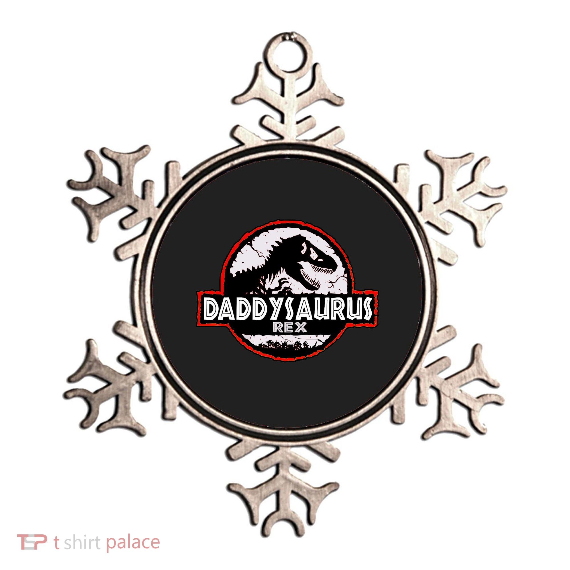 Dinosaur Daddysaurus Rex Father Day For Dad Funny Gifts Idea Ornament