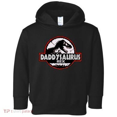 Dinosaur Daddysaurus Rex Father Day For Dad Funny Gifts Idea Toddler Hoodie