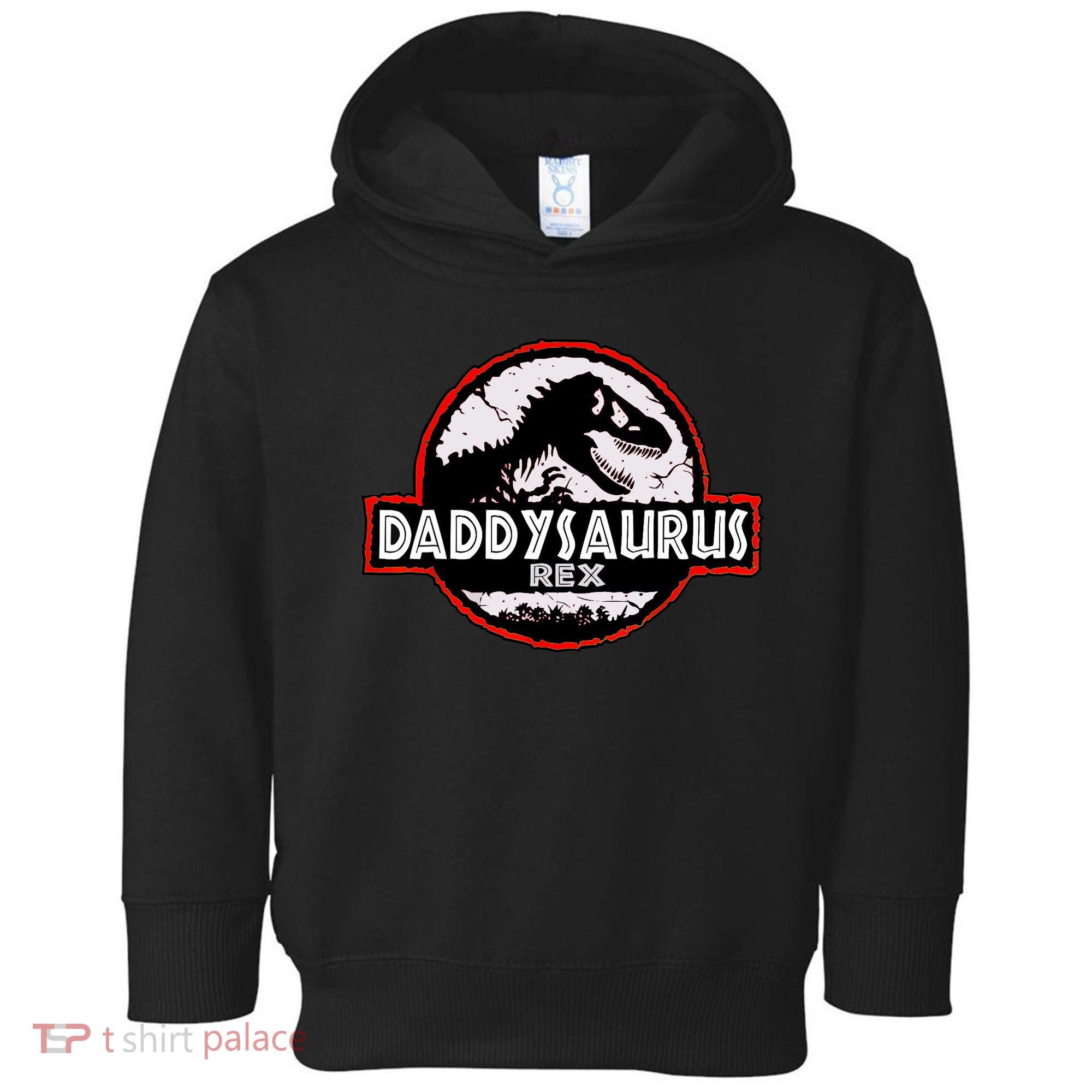 Dinosaur Daddysaurus Rex Father Day For Dad Funny Gifts Idea Toddler Hoodie