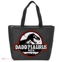 Dinosaur Daddysaurus Rex Father Day For Dad Funny Gifts Idea Tote Bag thumb 0