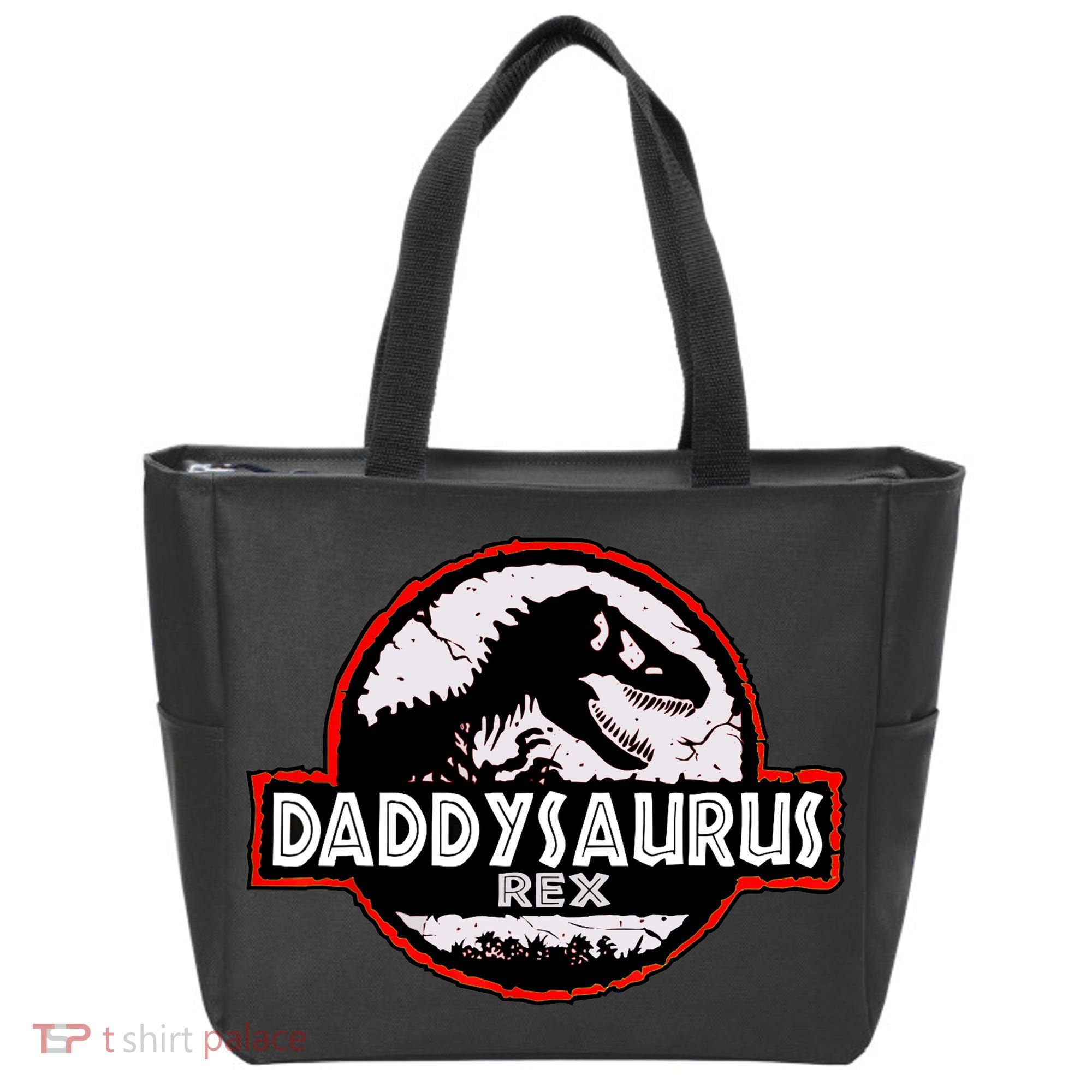 Dinosaur Daddysaurus Rex Father Day For Dad Funny Gifts Idea Tote Bag