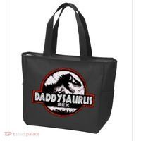 Dinosaur Daddysaurus Rex Father Day For Dad Funny Gifts Idea Tote Bag thumb 3