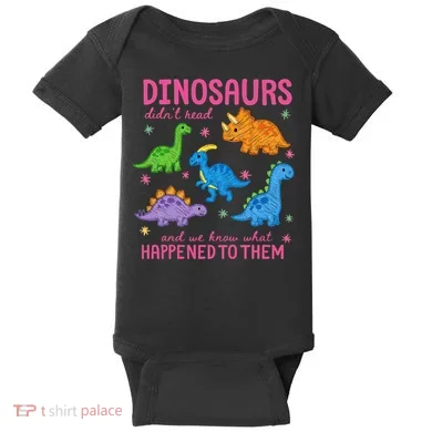 Dinosaurs Didn’t Read Baby Bodysuit