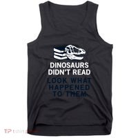 DINOSAURS DIDNT READ Tank Top thumb 0
