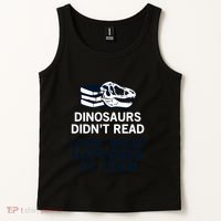 DINOSAURS DIDNT READ Tank Top thumb 2